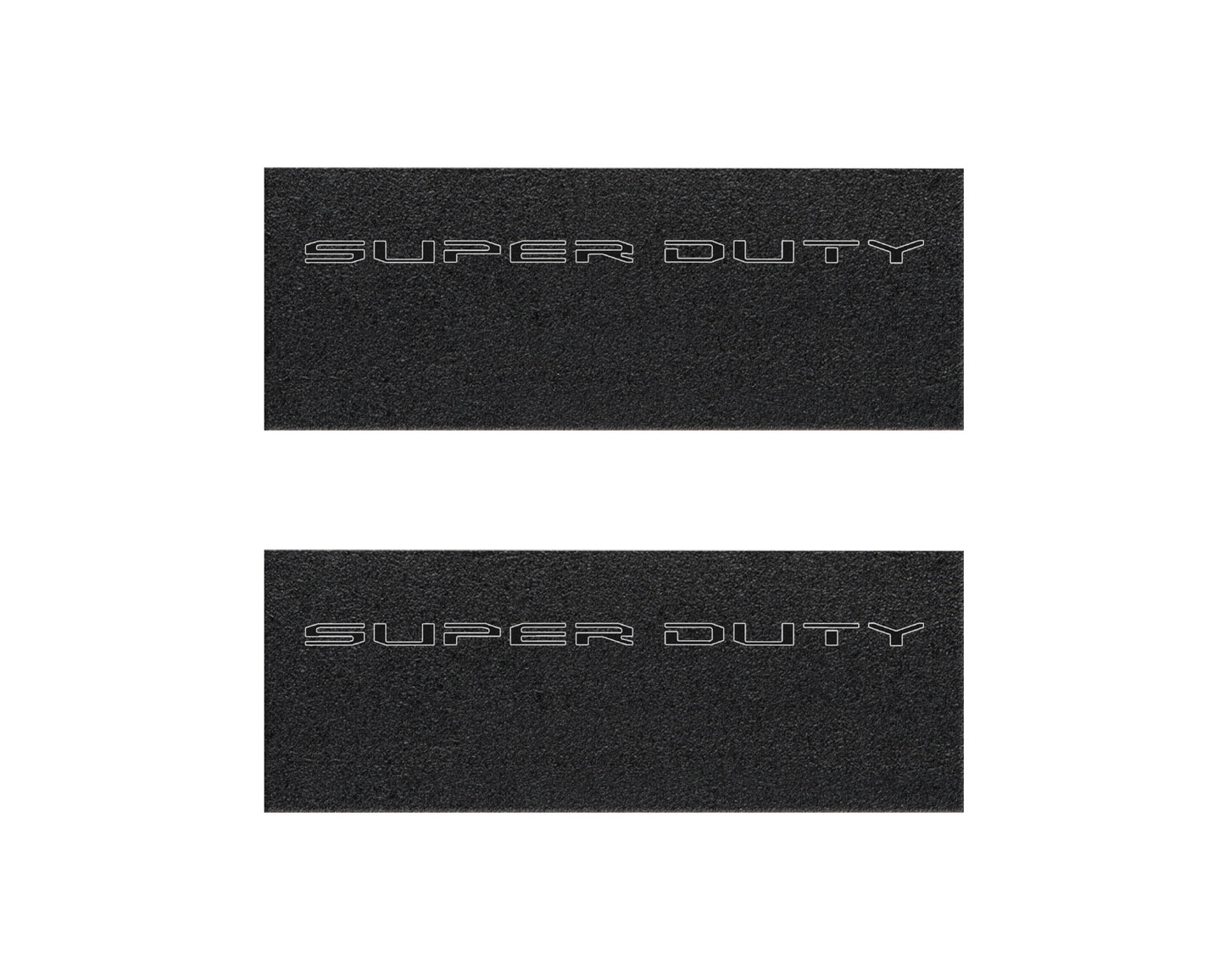 Door Sill Protection Overlays (Textured) Fits 2023-2026 Ford Super Duty by Tufskinz.com