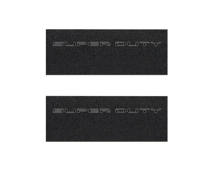 Door Sill Protection Overlays (Textured) Fits 2023-2026 Ford Super Duty by Tufskinz.com