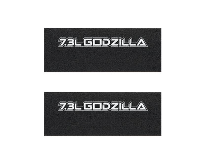 Door Sill Protection Overlays (Textured) Fits 2023-2026 Ford Super Duty by Tufskinz.com