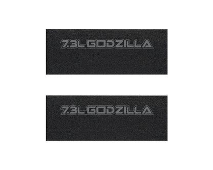 Door Sill Protection Overlays (Textured) Fits 2023-2026 Ford Super Duty by Tufskinz.com