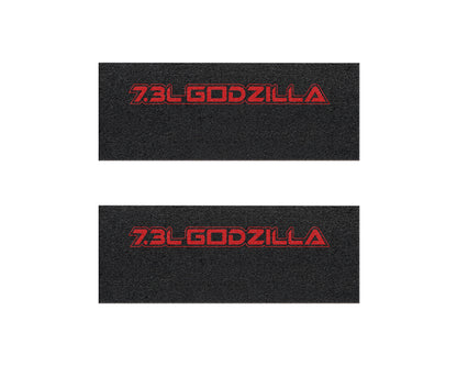 Door Sill Protection Overlays (Textured) Fits 2023-2026 Ford Super Duty by Tufskinz.com