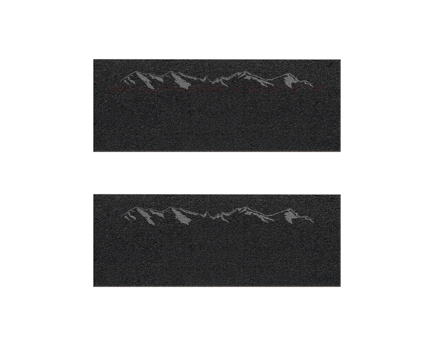 Door Sill Protection Overlays (Textured) Fits 2023-2026 Ford Super Duty by Tufskinz.com