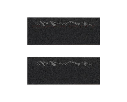 Door Sill Protection Overlays (Textured) Fits 2023-2026 Ford Super Duty by Tufskinz.com