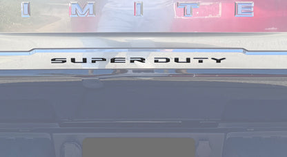 Tailgate Letter Overlays Fits 2023-2026 Ford King Ranch/Platinum/Limited Super Duty by Tufskinz.com