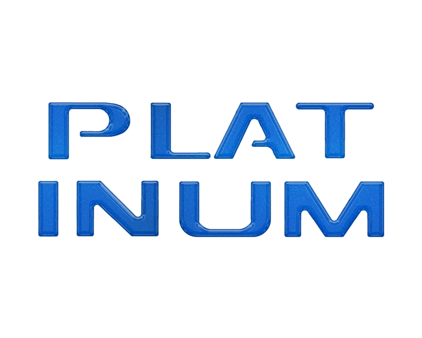 Platinum Tailgate Lettering Kit Fits 2025-2026 Ford Super Duty Platinum by Tufskinz.com
