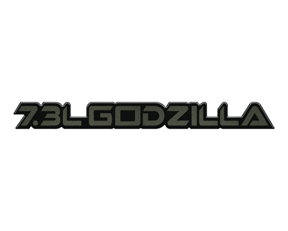 7.3L Godzilla Badge Fits 2020-2026 Ford Super Duty by Tufskinz.com