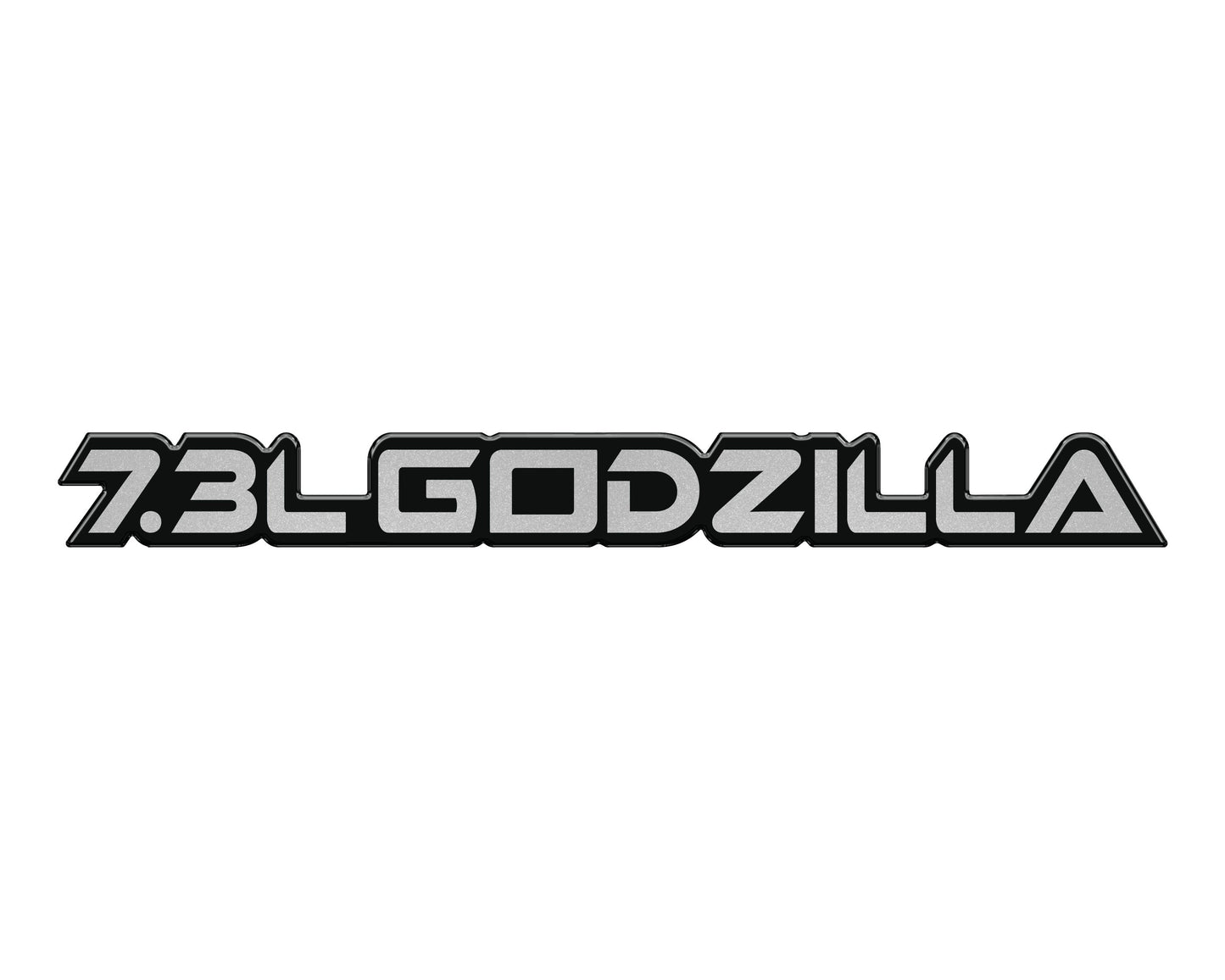 7.3L Godzilla Badge Fits 2020-2026 Ford Super Duty by Tufskinz.com