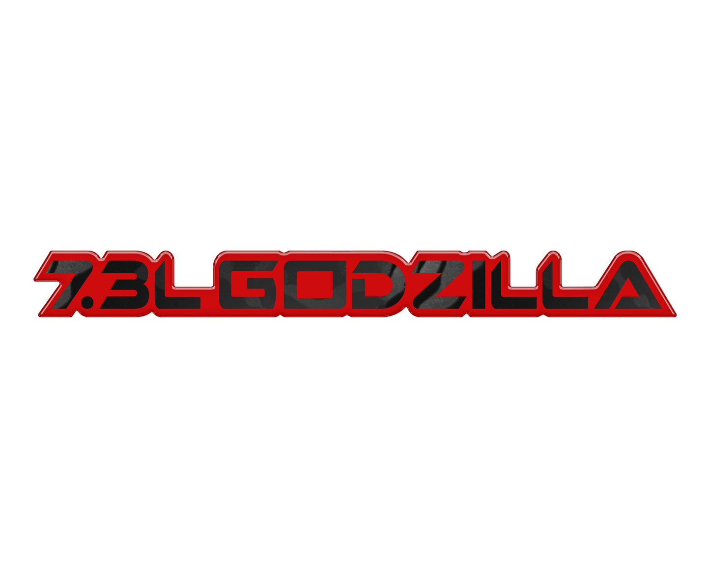 7.3L Godzilla Badge Fits 2020-2026 Ford Super Duty by Tufskinz.com