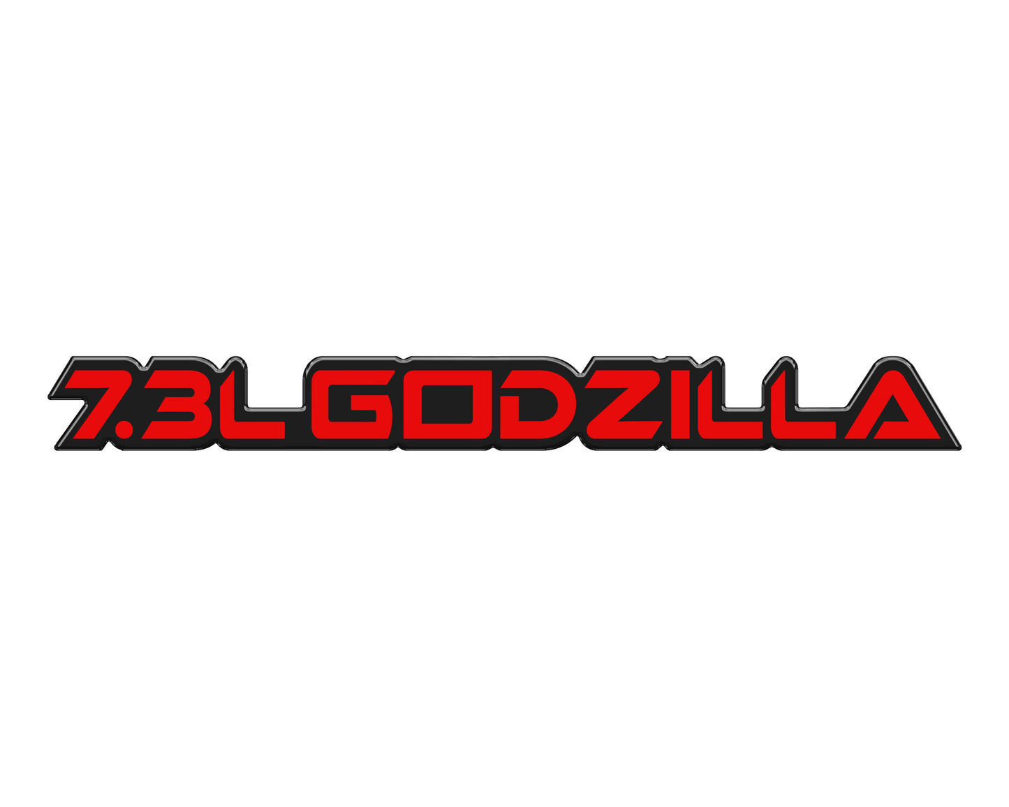 7.3L Godzilla Badge Fits 2020-2026 Ford Super Duty by Tufskinz.com