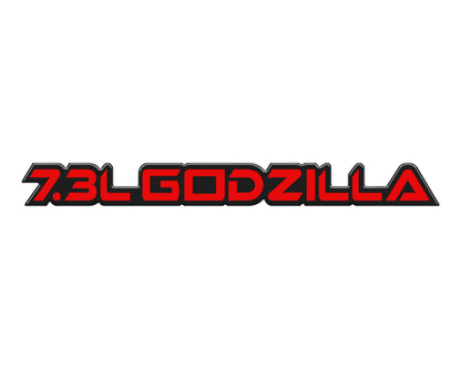 7.3L Godzilla Badge Fits 2020-2026 Ford Super Duty by Tufskinz.com