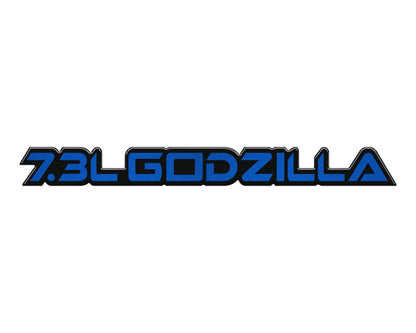 7.3L Godzilla Badge Fits 2020-2026 Ford Super Duty by Tufskinz.com