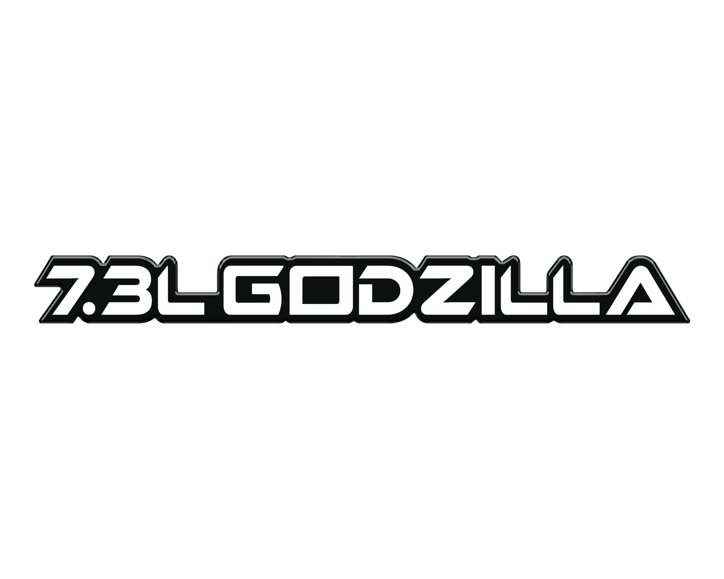 7.3L Godzilla Badge Fits 2020-2026 Ford Super Duty by Tufskinz.com