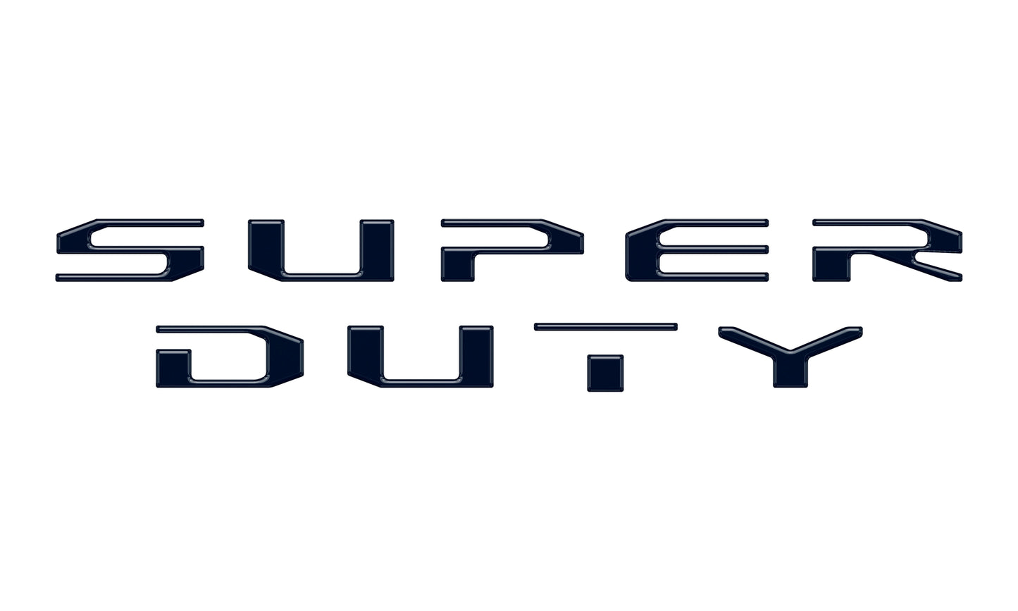 Glovebox Letters Fits 2023-2026 Ford Super Duty by Tufskinz.com