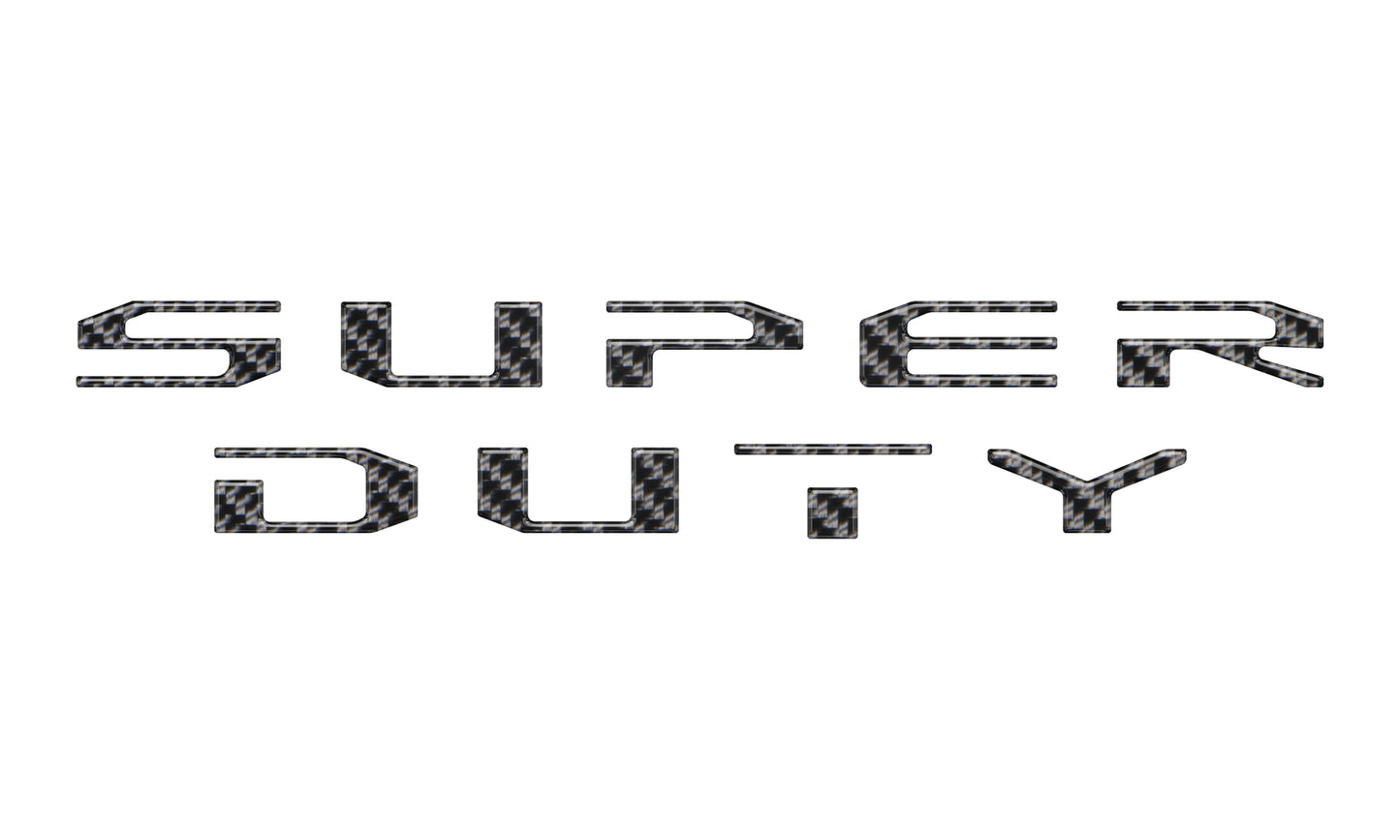 Glovebox Letters Fits 2023-2026 Ford Super Duty by Tufskinz.com