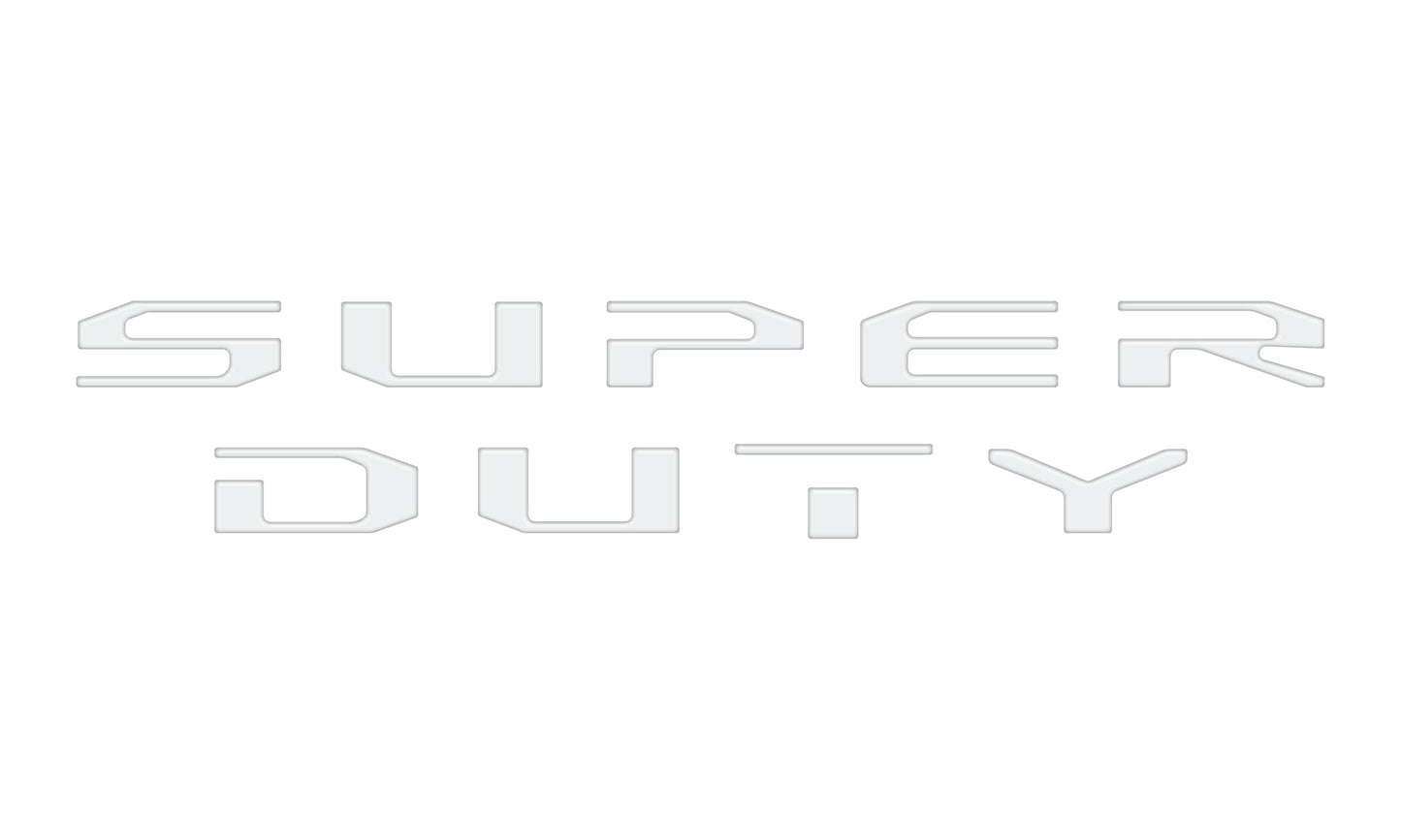 Glovebox Letters Fits 2023-2026 Ford Super Duty by Tufskinz.com