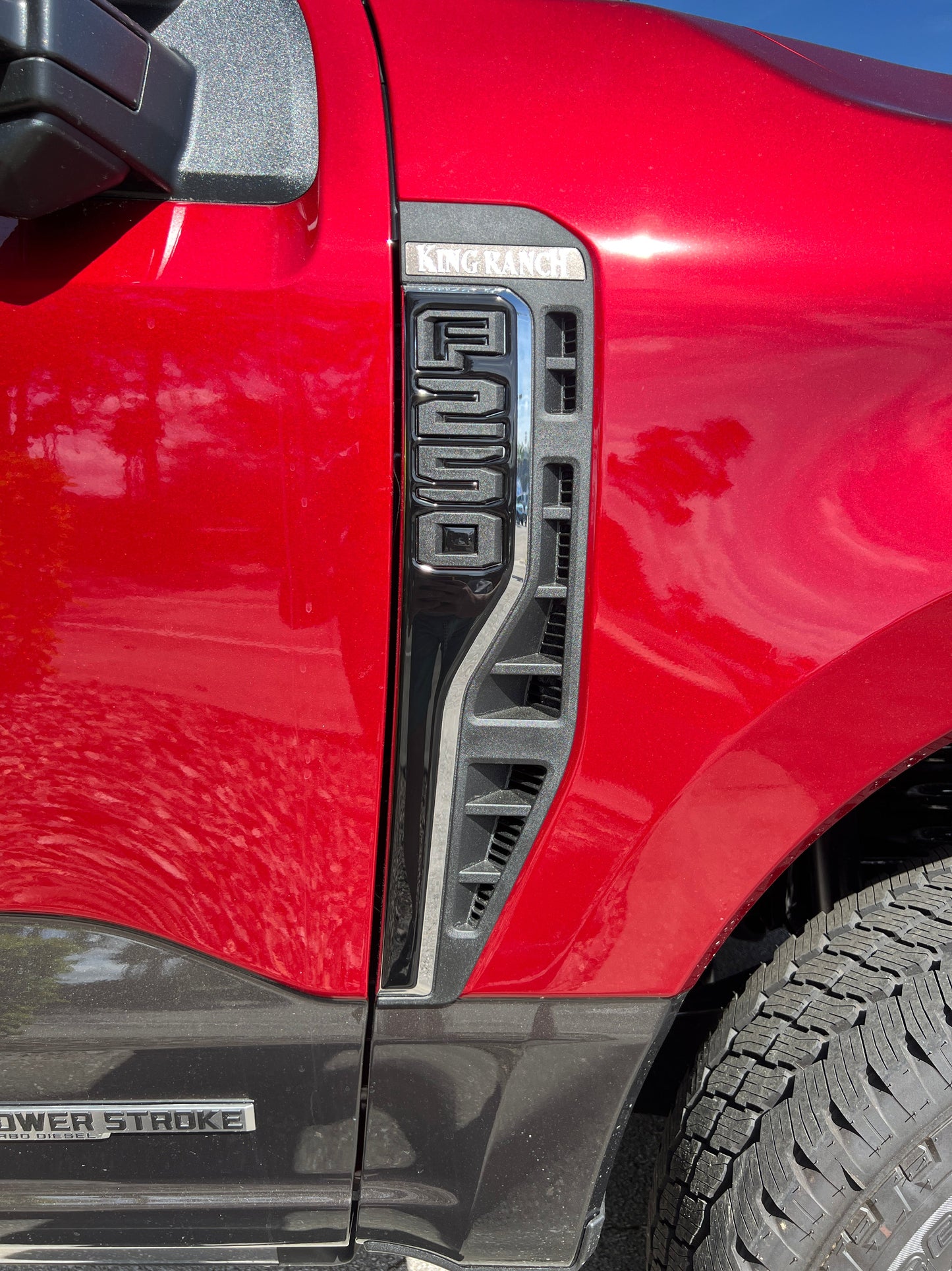 Front Fender Emblem Overlays Fits 2023-2026 Ford Super Duty by Tufskinz.com