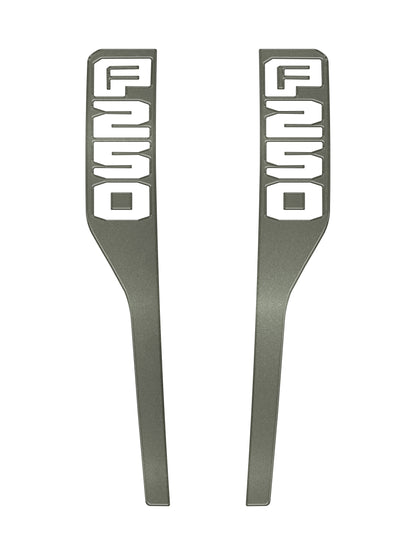 Front Fender Emblem Overlays Fits 2023-2026 Ford Super Duty by Tufskinz.com