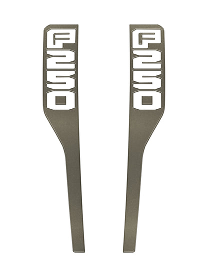 Front Fender Emblem Overlays Fits 2023-2026 Ford Super Duty by Tufskinz.com