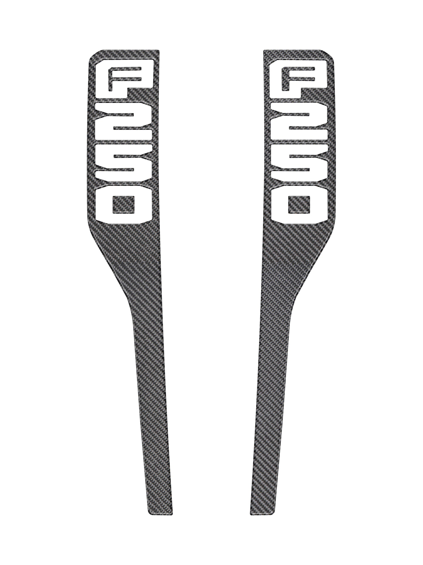Front Fender Emblem Overlays Fits 2023-2026 Ford Super Duty by Tufskinz.com