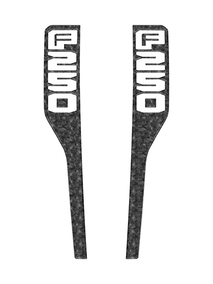 Front Fender Emblem Overlays Fits 2023-2026 Ford Super Duty by Tufskinz.com