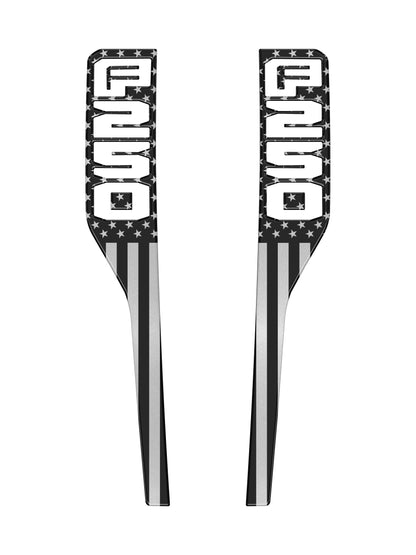 Front Fender Emblem Overlays Fits 2023-2026 Ford Super Duty by Tufskinz.com