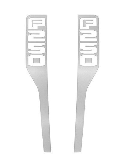 Front Fender Emblem Overlays Fits 2023-2026 Ford Super Duty by Tufskinz.com
