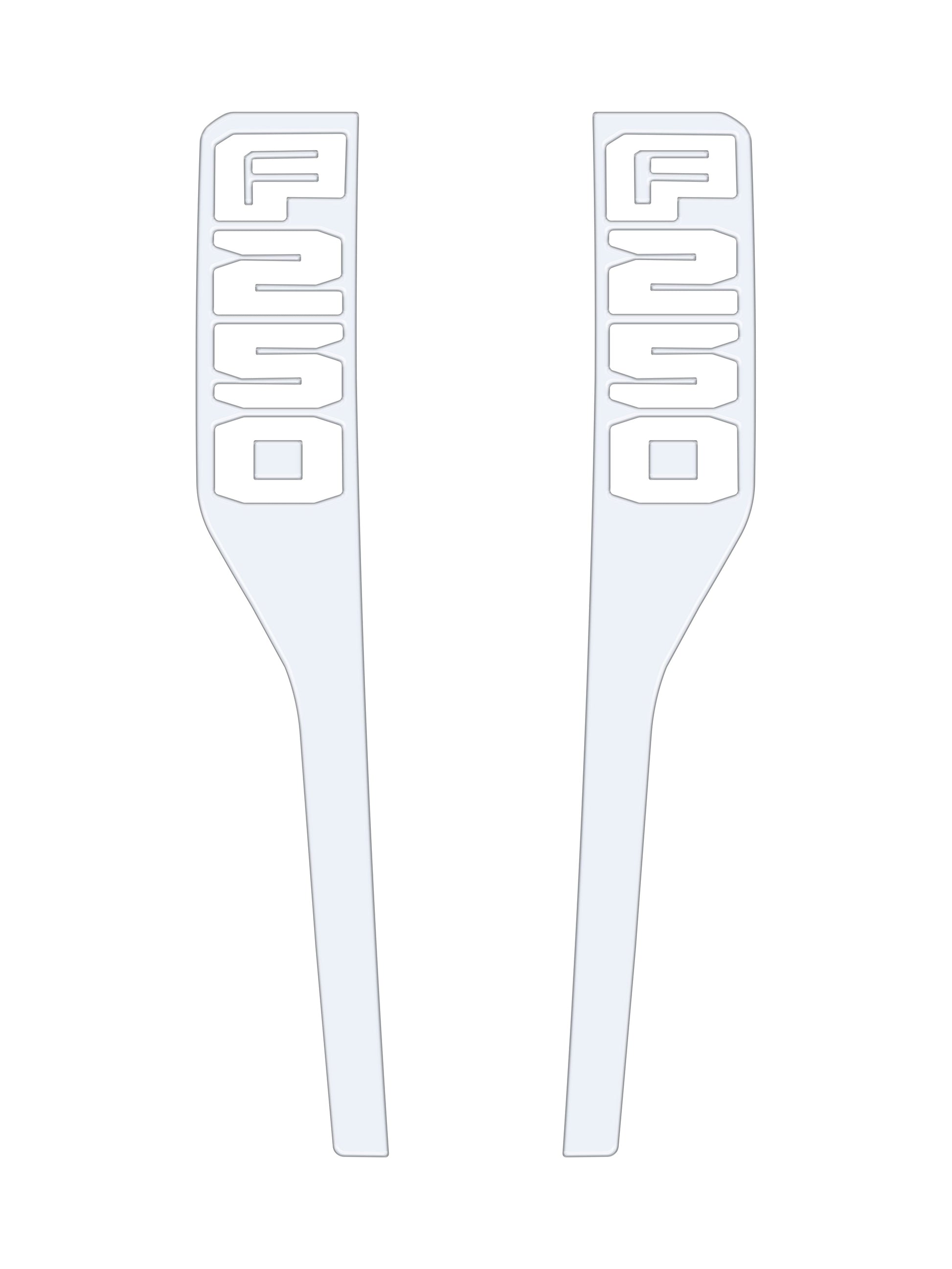 Front Fender Emblem Overlays Fits 2023-2026 Ford Super Duty by Tufskinz.com