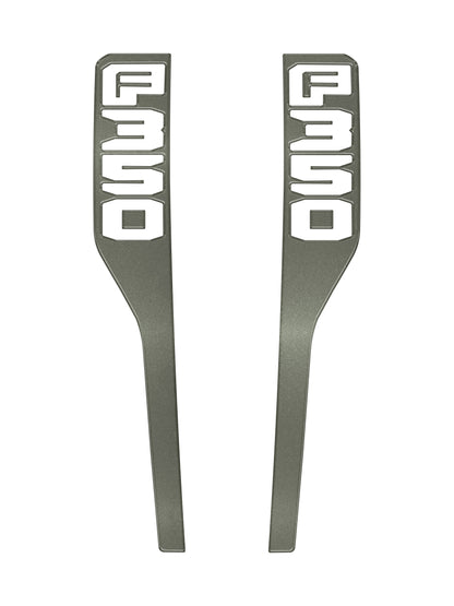 Front Fender Emblem Overlays Fits 2023-2026 Ford Super Duty by Tufskinz.com