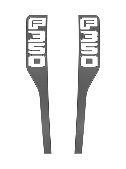 Front Fender Emblem Overlays Fits 2023-2026 Ford Super Duty by Tufskinz.com