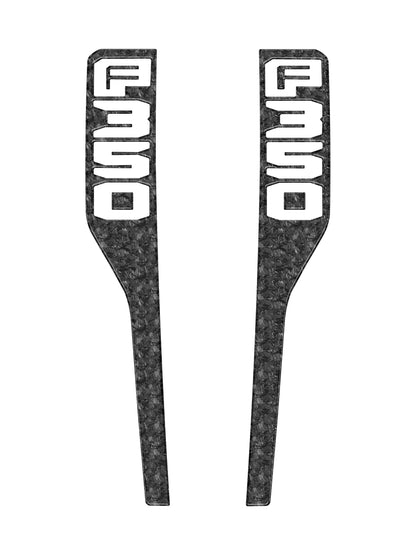Front Fender Emblem Overlays Fits 2023-2026 Ford Super Duty by Tufskinz.com