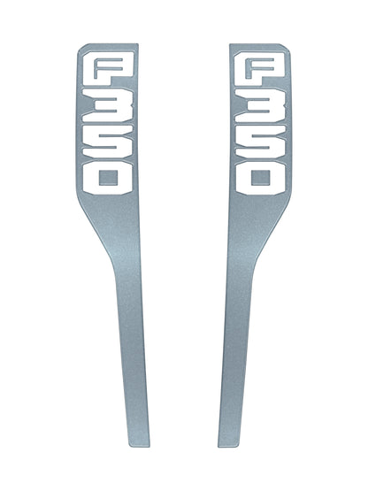 Front Fender Emblem Overlays Fits 2023-2026 Ford Super Duty by Tufskinz.com