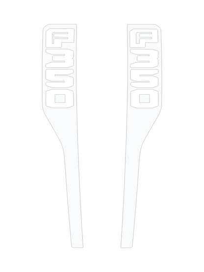 Front Fender Emblem Overlays Fits 2023-2026 Ford Super Duty by Tufskinz.com