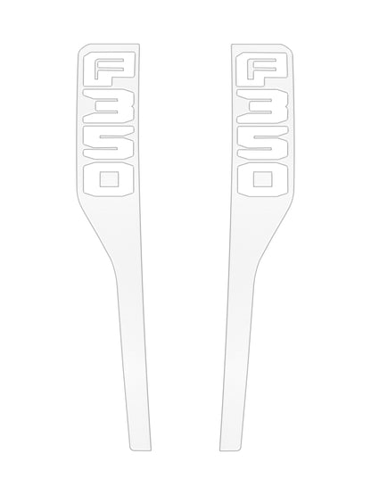 Front Fender Emblem Overlays Fits 2023-2026 Ford Super Duty by Tufskinz.com