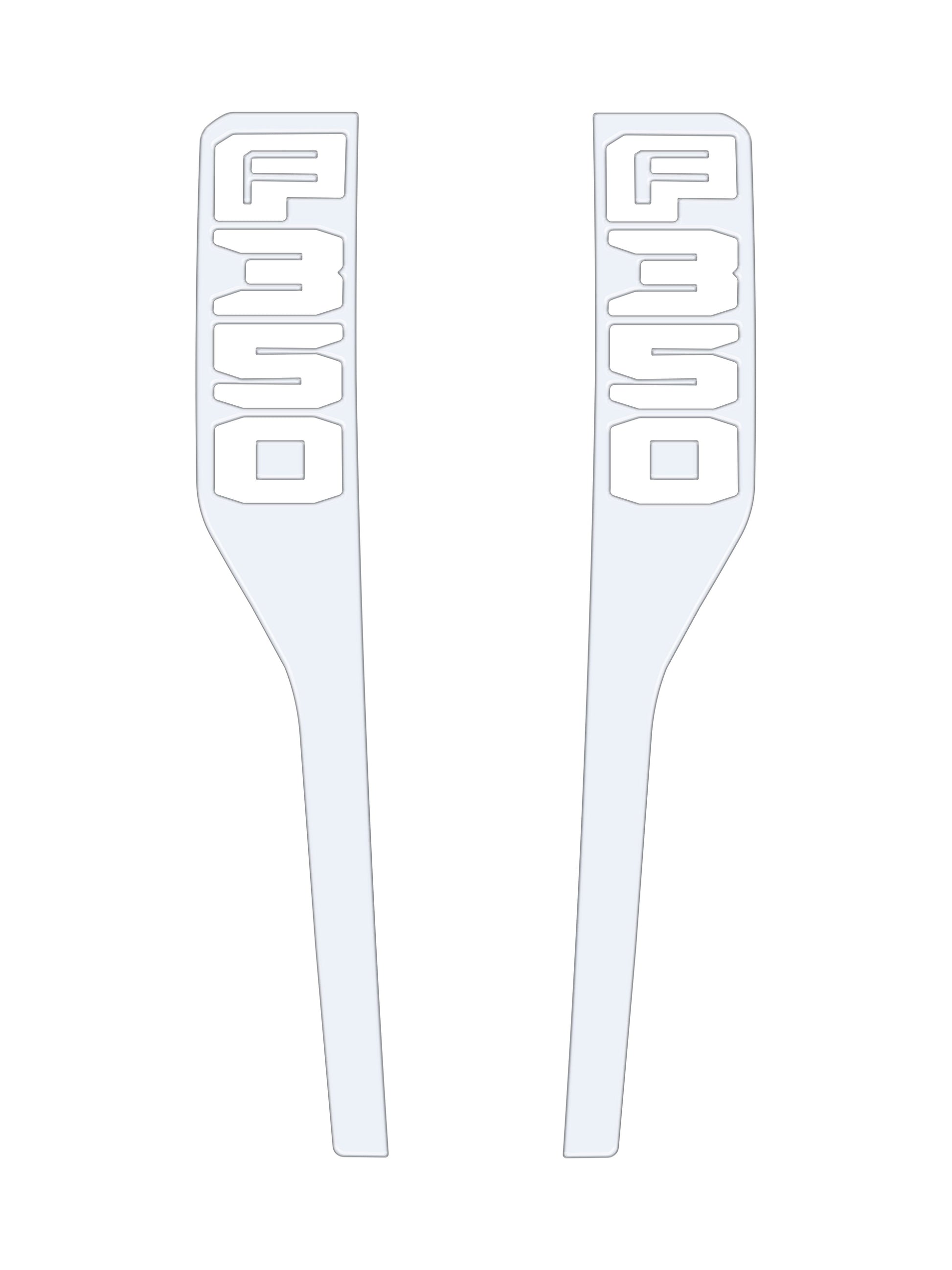 Front Fender Emblem Overlays Fits 2023-2026 Ford Super Duty by Tufskinz.com