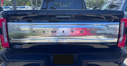 Limited Tailgate Letter Overlays Fits 2023-2026 Ford Super Duty Limited by Tufskinz.com
