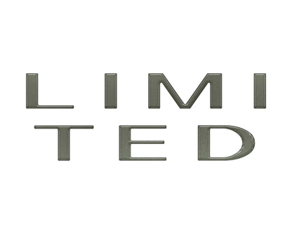 Limited Tailgate Letter Overlays Fits 2023-2026 Ford Super Duty Limited by Tufskinz.com