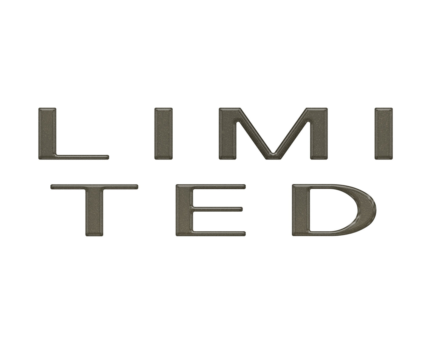Limited Tailgate Letter Overlays Fits 2023-2026 Ford Super Duty Limited by Tufskinz.com