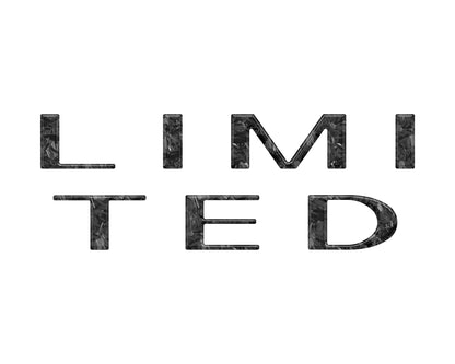 Limited Tailgate Letter Overlays Fits 2023-2026 Ford Super Duty Limited by Tufskinz.com