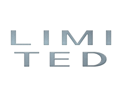 Limited Tailgate Letter Overlays Fits 2023-2026 Ford Super Duty Limited by Tufskinz.com