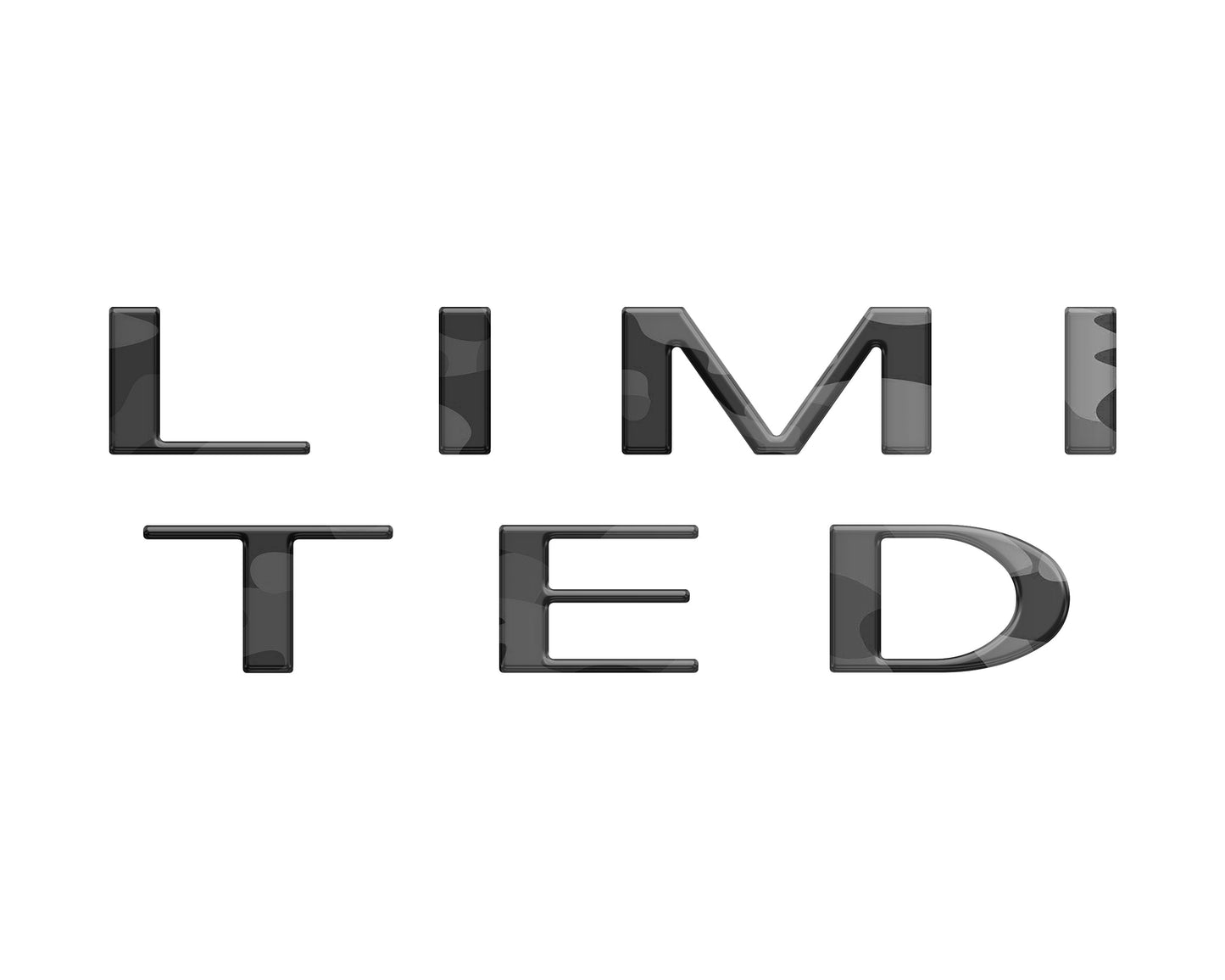 Limited Tailgate Letter Overlays Fits 2023-2026 Ford Super Duty Limited by Tufskinz.com