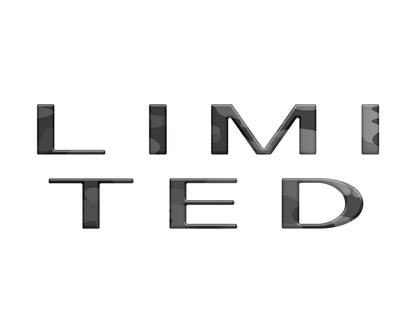 Limited Tailgate Letter Overlays Fits 2023-2026 Ford Super Duty Limited by Tufskinz.com