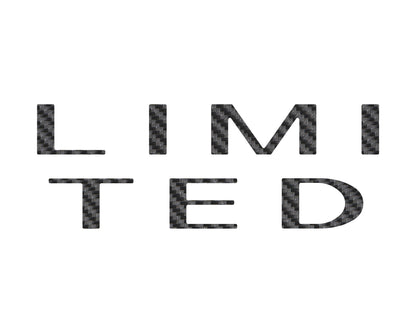 Limited Tailgate Letter Overlays Fits 2023-2026 Ford Super Duty Limited by Tufskinz.com