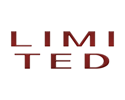 Limited Tailgate Letter Overlays Fits 2023-2026 Ford Super Duty Limited by Tufskinz.com