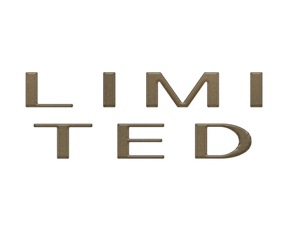 Limited Tailgate Letter Overlays Fits 2023-2026 Ford Super Duty Limited by Tufskinz.com