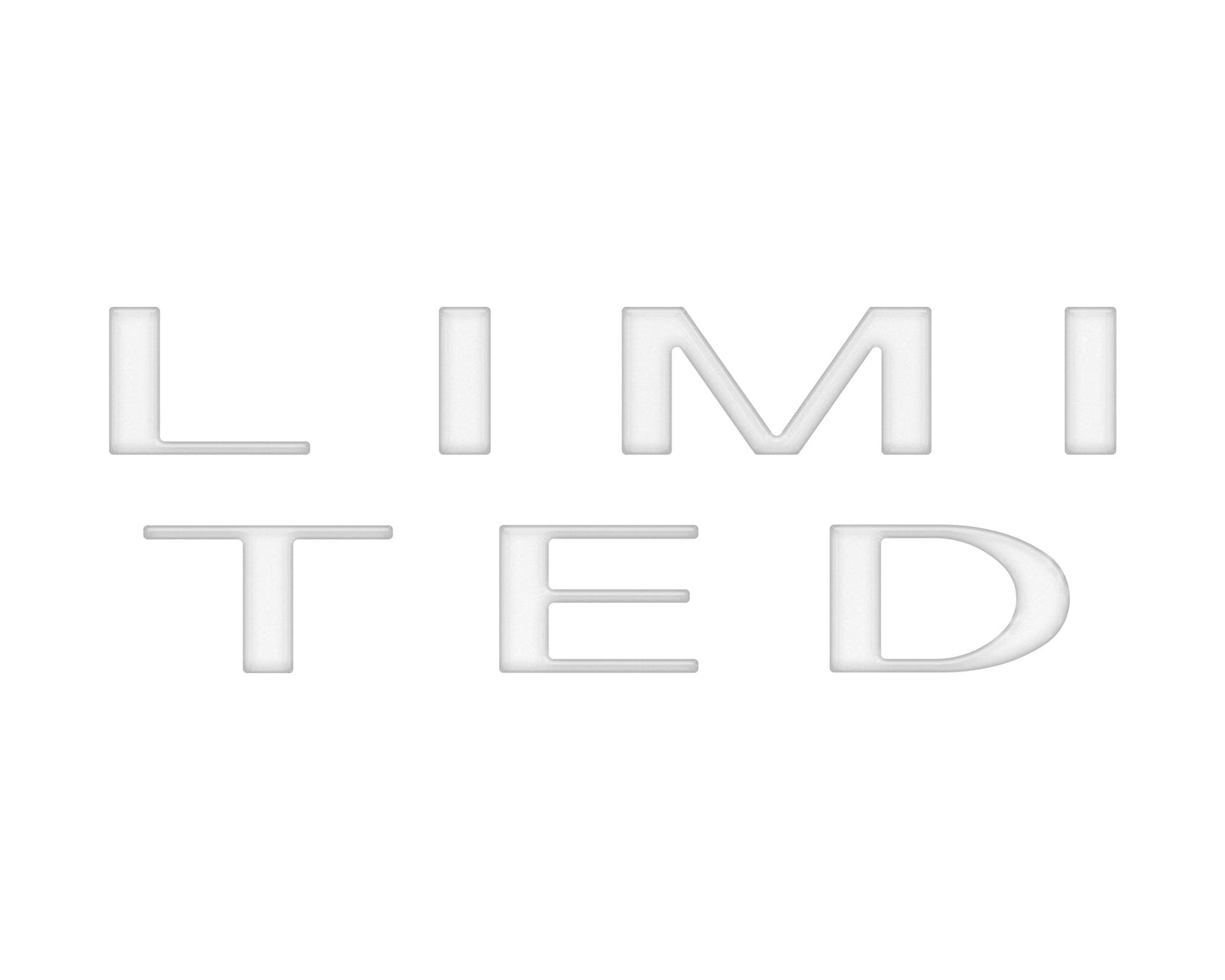 Limited Tailgate Letter Overlays Fits 2023-2026 Ford Super Duty Limited by Tufskinz.com