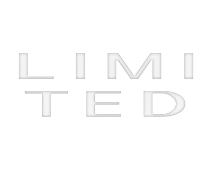 Limited Tailgate Letter Overlays Fits 2023-2026 Ford Super Duty Limited by Tufskinz.com