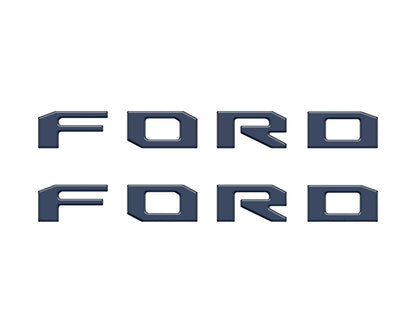 Running Board Letters Fits 2023-2026 Ford Super Duty & F-150 Crew Cab by Tufskinz.com