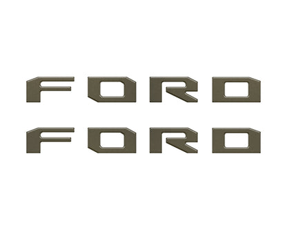 Running Board Letters Fits 2023-2026 Ford Super Duty & F-150 Crew Cab by Tufskinz.com