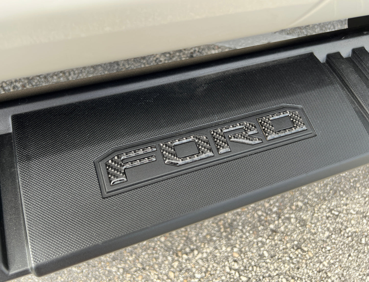 Running Board Letters Fits 2023-2026 Ford Super Duty & F-150 Crew Cab by Tufskinz.com