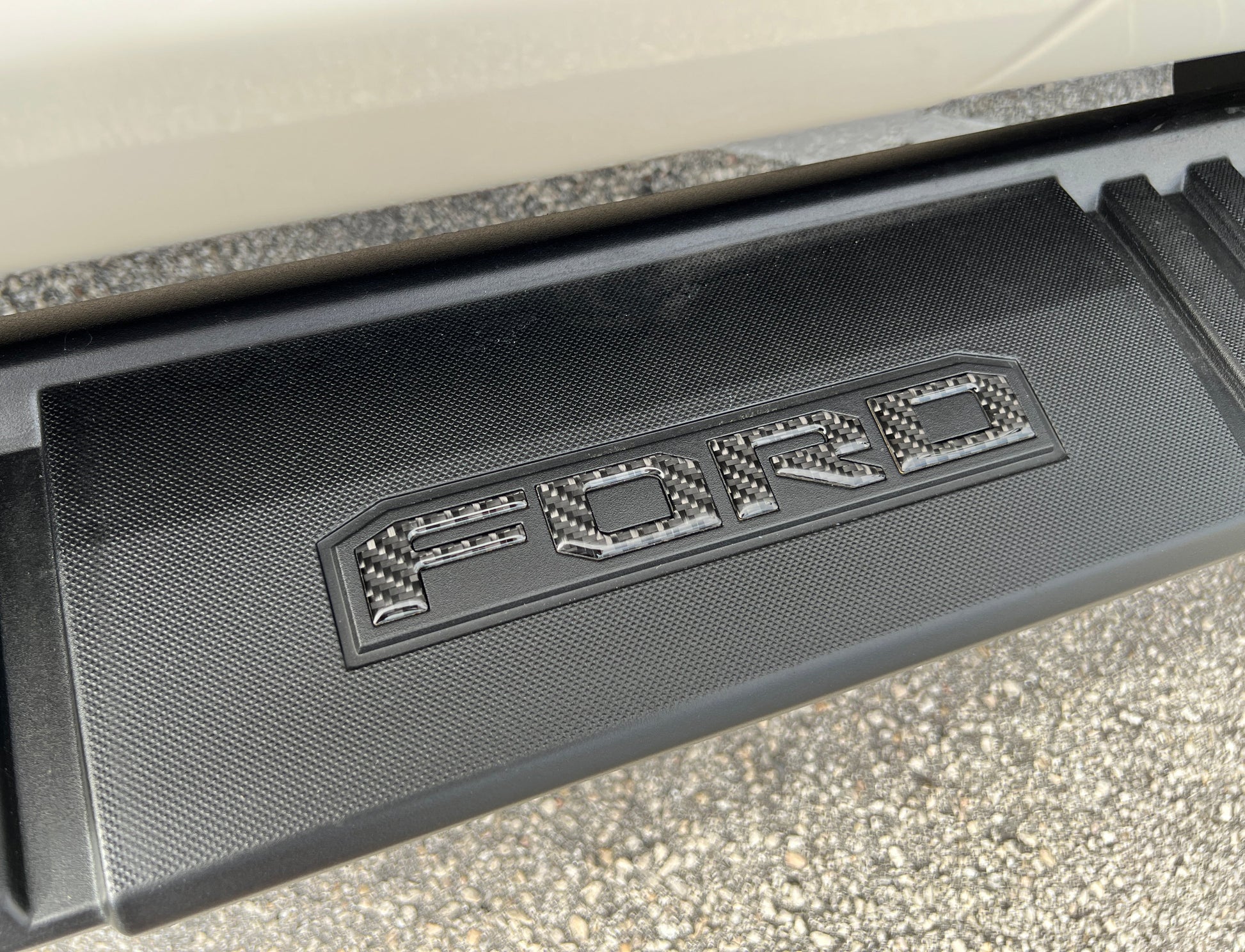 Running Board Letters Fits 2023-2026 Ford Super Duty & F-150 Crew Cab by Tufskinz.com
